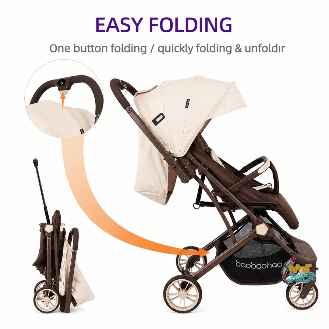 Baobaohao Luxury Reversible Cabin Travel Stroller