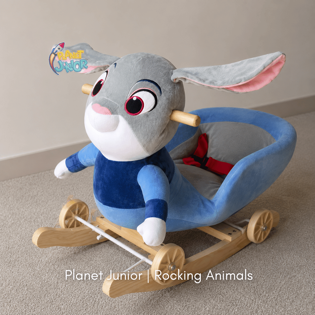 Adorable Bunny Rocking and Riding Fun for Kids