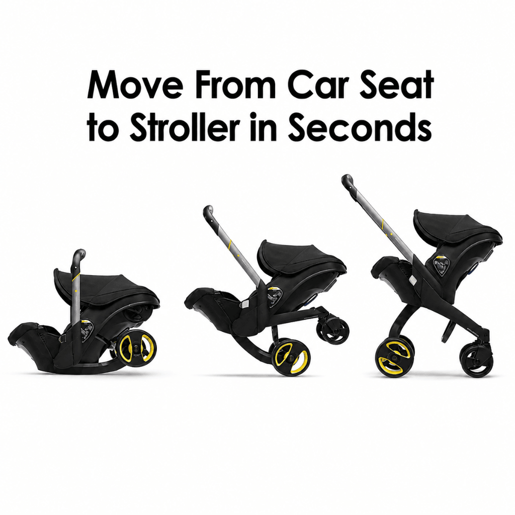 Convertible Baby Car Seat & Travel Stroller