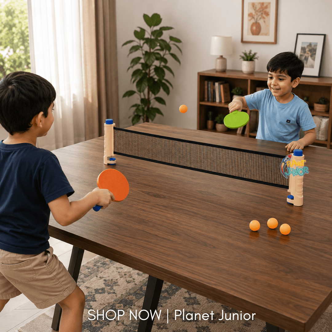 Adjustable Table Tennis Set with Retractable Net