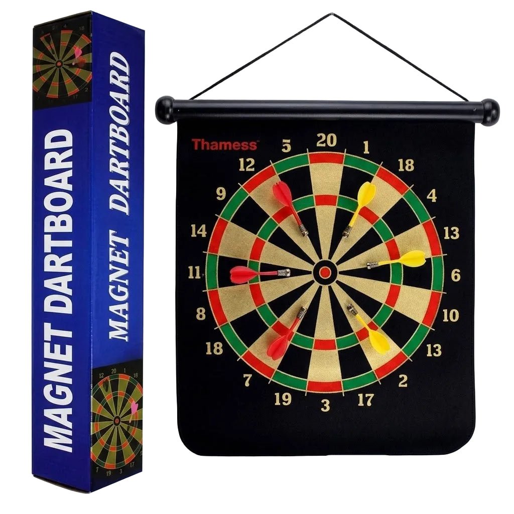 Magnetic Dartboard Game Set with Safe Magnetic Darts