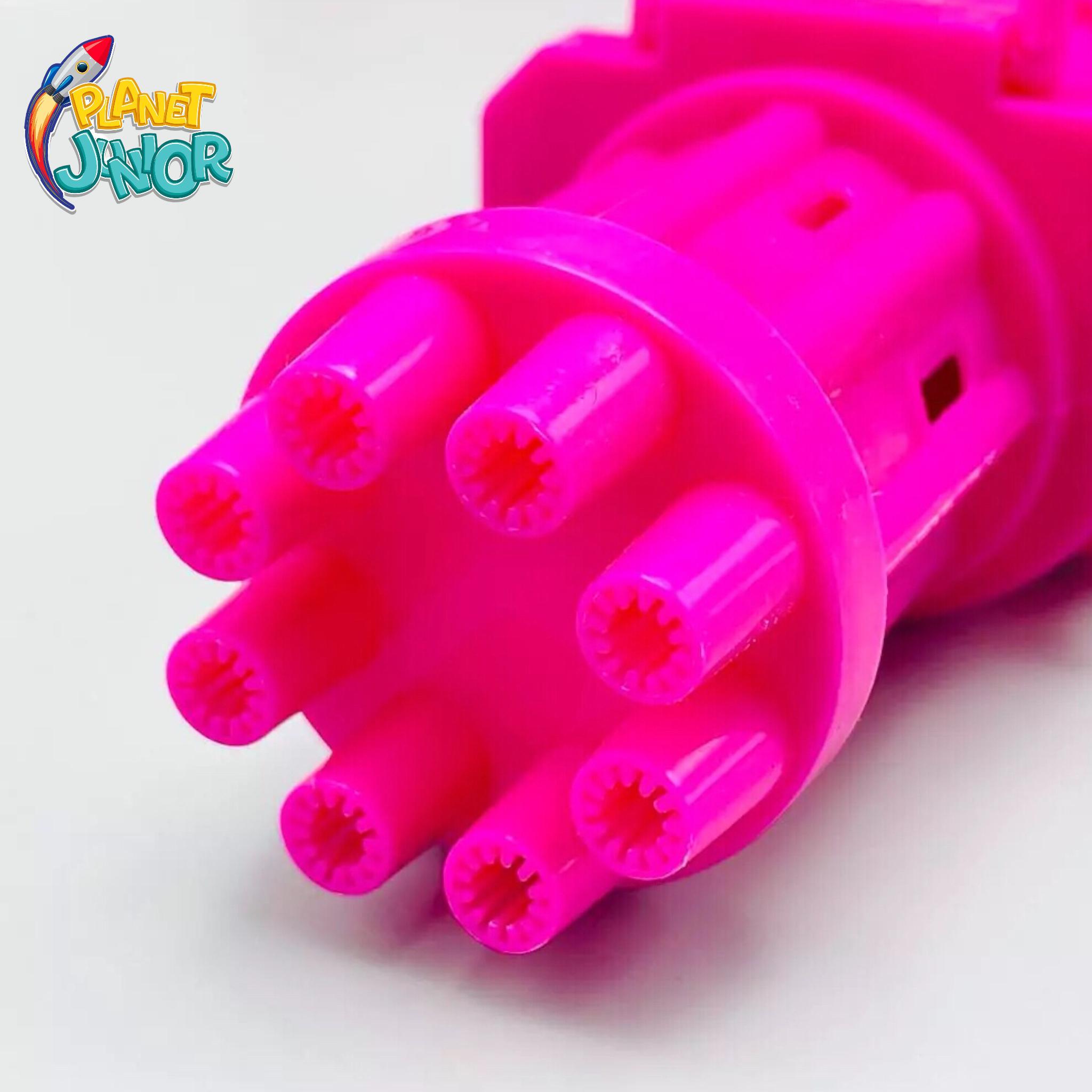 8-Hole Automatic Bubble Motor Gun for Kids