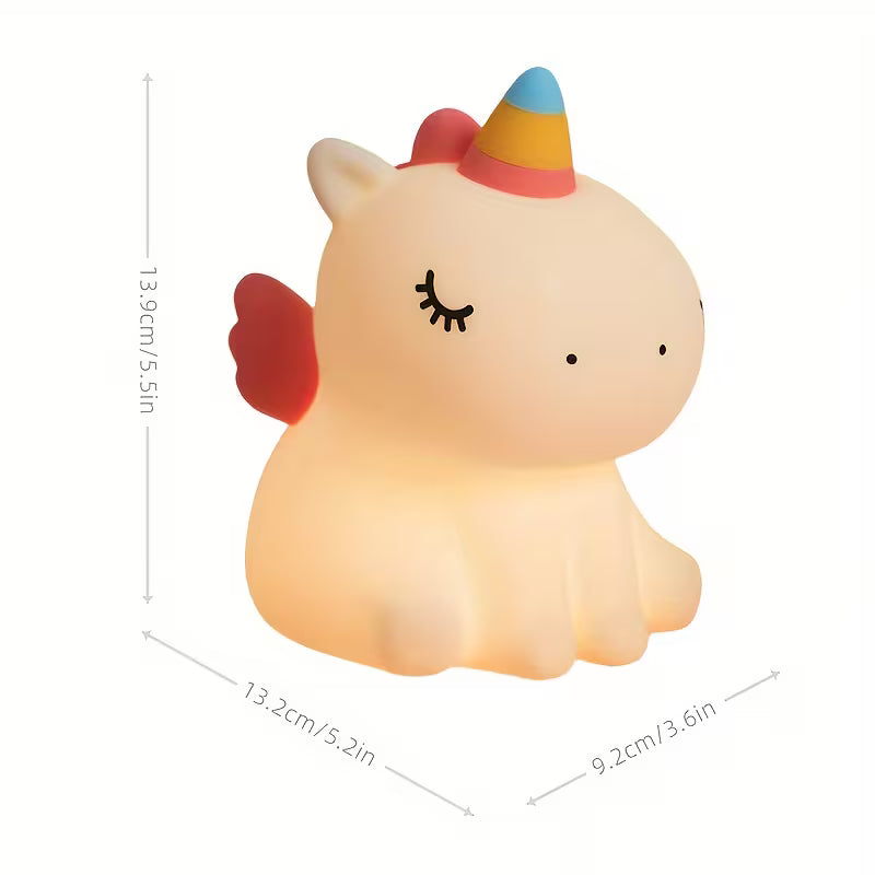 Unicorn Touch Night Lamp – Soft Glow LED Bedside Light