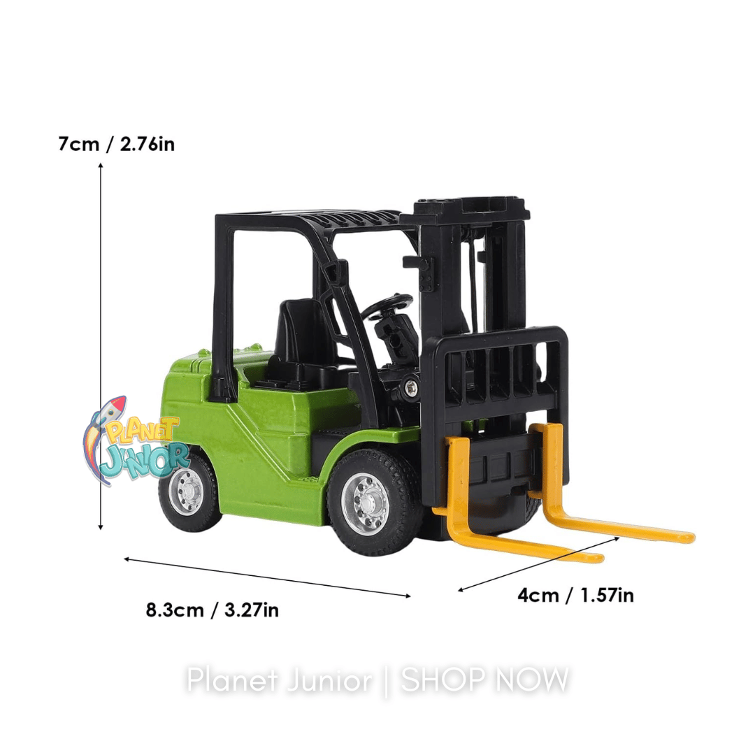 Mini RC Forklift Pro – 1:64 Alloy Remote Control Truck