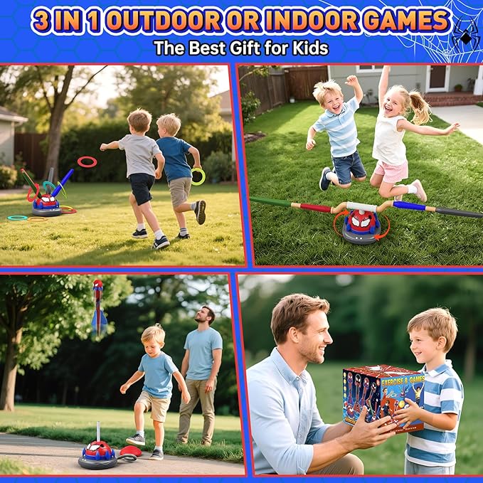 Kids 3-in-1 Interactive Exercise Machine Set with Remote