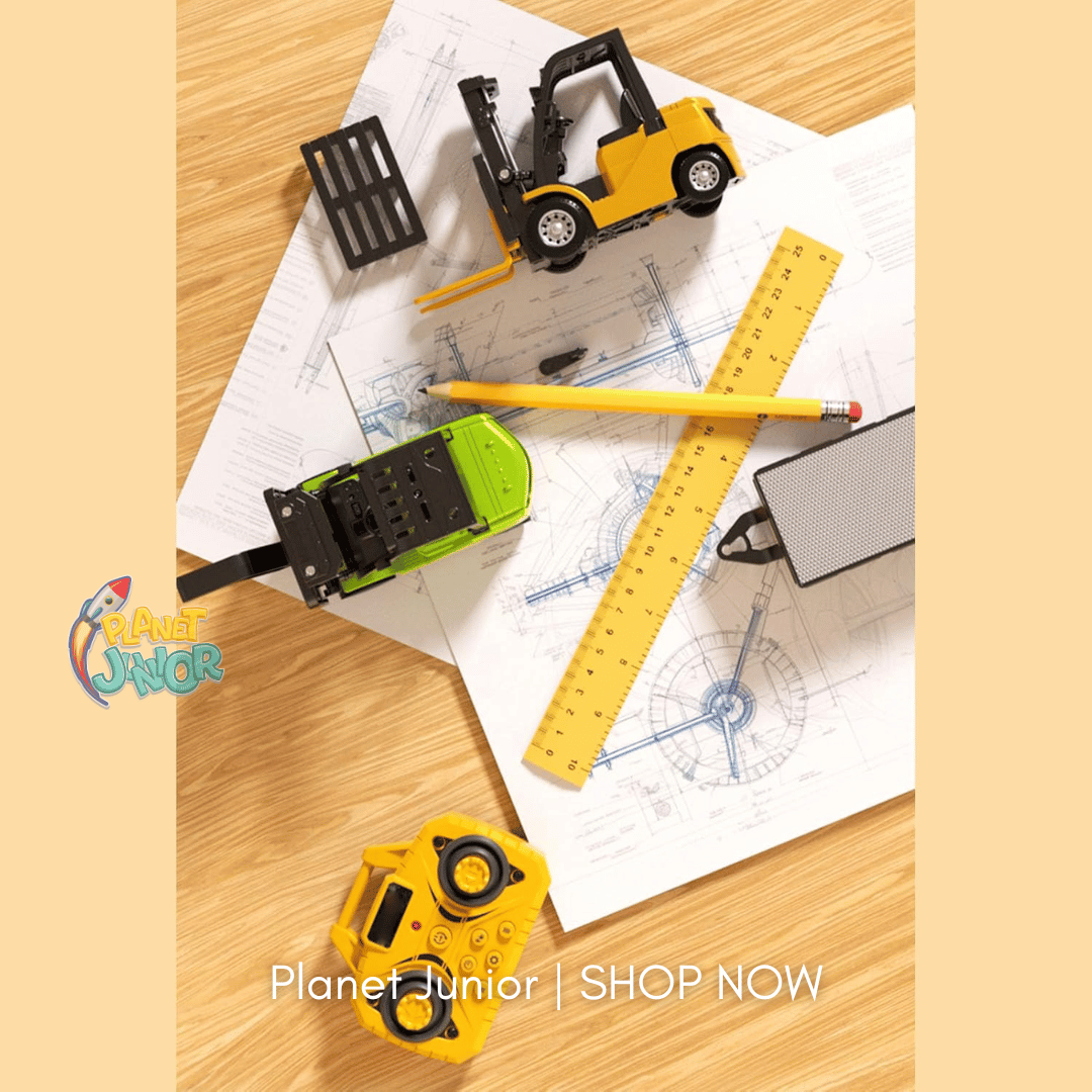 Mini RC Forklift Pro – 1:64 Alloy Remote Control Truck