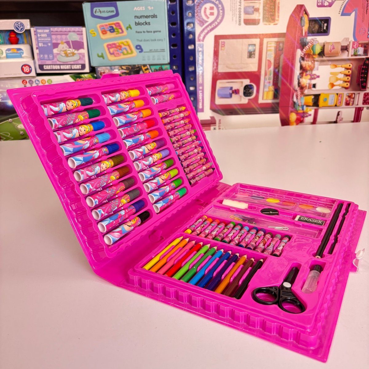 Princess Kids Coloring & Art Set | 86 pcs