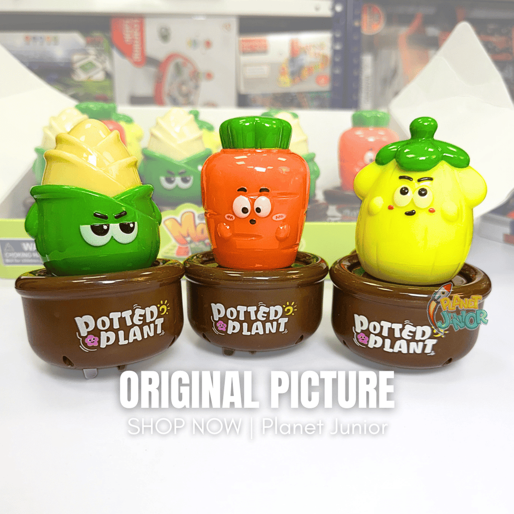 Cute Veggie Press & Go with Light | 1 Pc