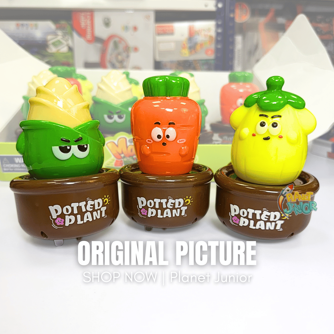 Cute Veggie Press & Go with Light | 1 Pc