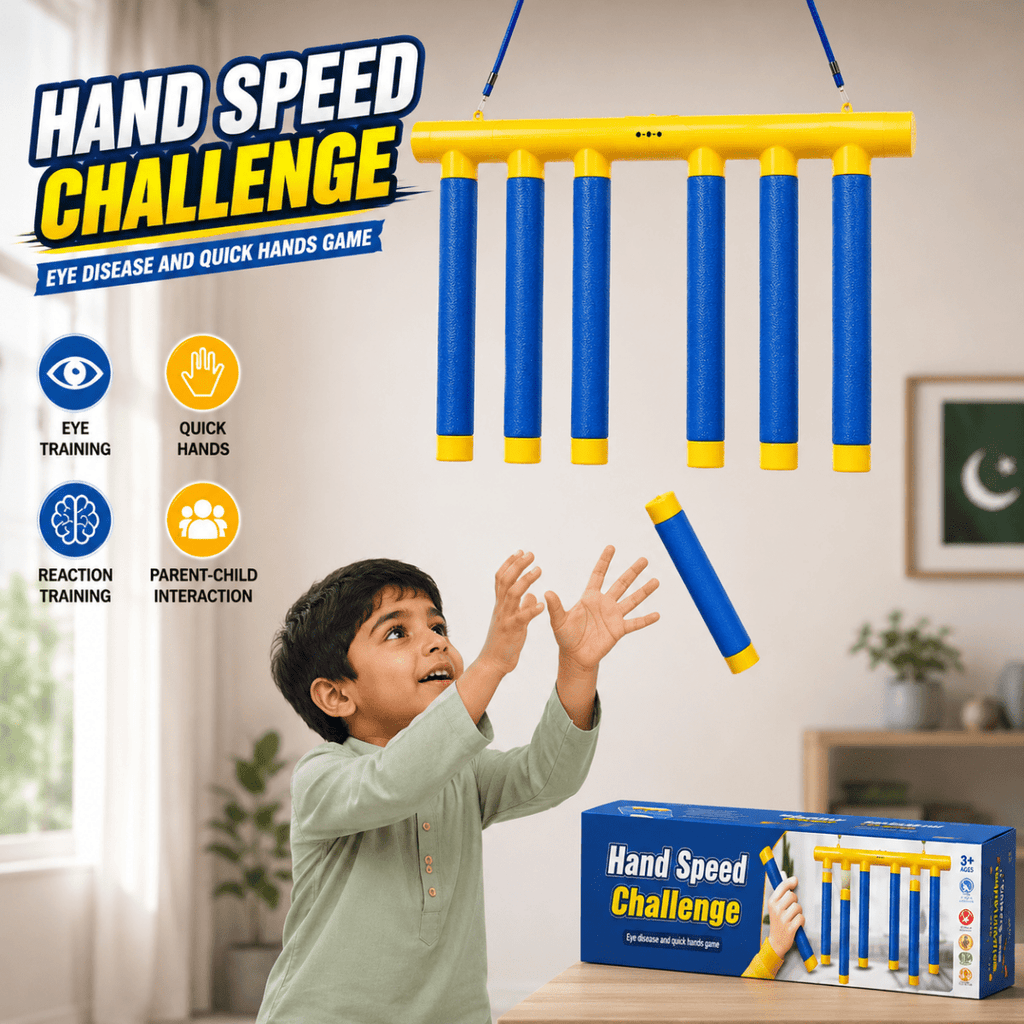 Fast Reflex Hand Speed Challenge Game – Drop Sticks Reaction Training Toy
