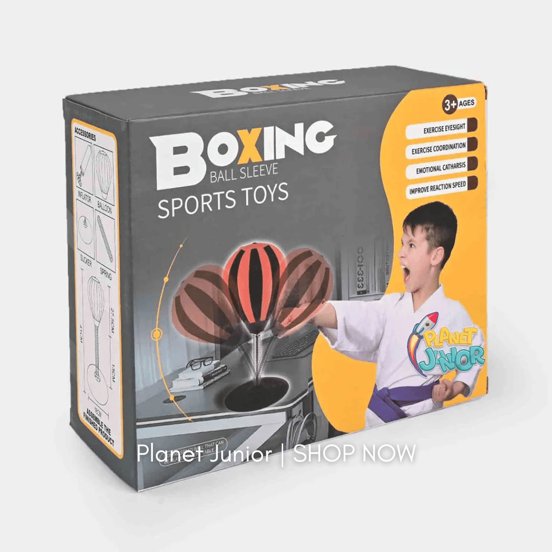 Desktop Boxing Punching Ball Toy with Suction Base for Kids