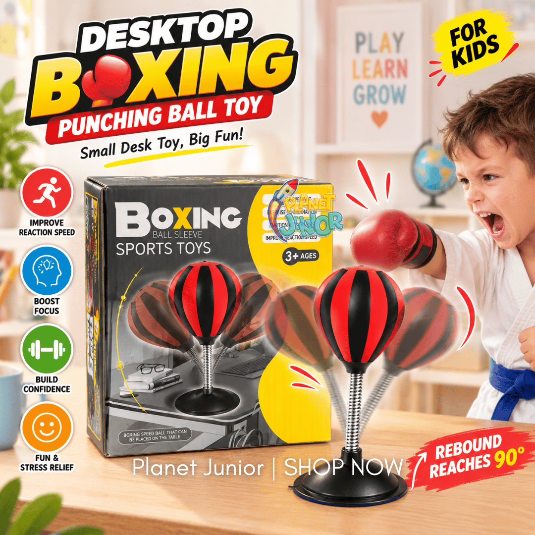 Desktop Boxing Punching Ball Toy with Suction Base for Kids