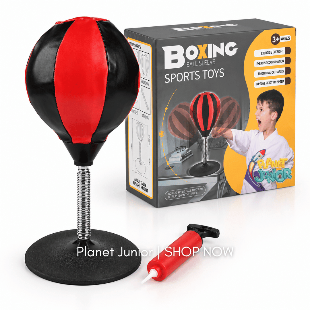 Desktop Boxing Punching Ball Toy with Suction Base for Kids