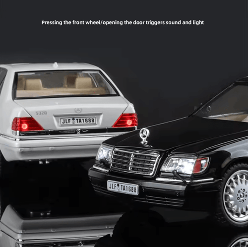 1:24 Mercedes W140 S-Class Die-Cast Alloy Model Car – Luxury Collector Edition