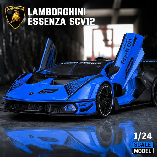 1:24 Lamborghini Essenza SCV12 Racing Supercar Diecast Alloy Model