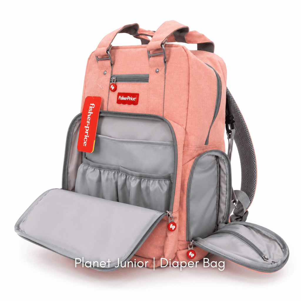 🎒 Fisher-Price Multi-Pocket Diaper Backpack