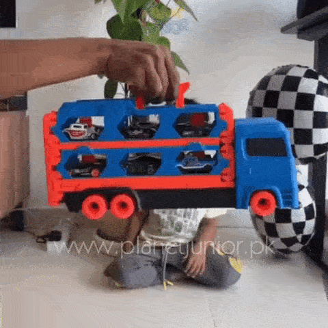 5Ft+ Long Foldable Transport Truck with Race Track