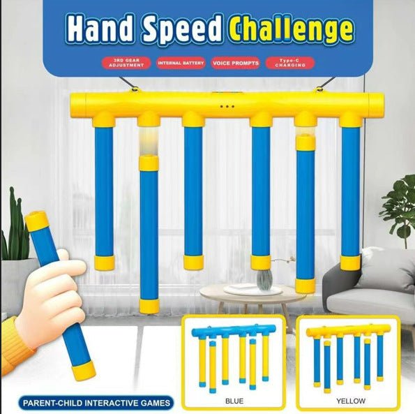 Fast Reflex Hand Speed Challenge Game – Drop Sticks Reaction Training Toy