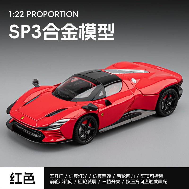 Ferrari Daytona SP3 1:24 Die-Cast Alloy Model Car