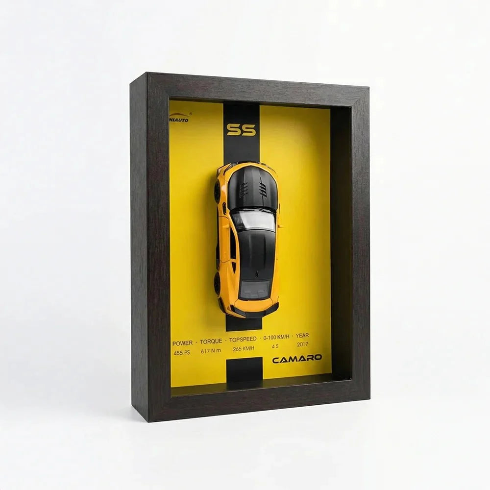 3D Wall Frame 1:32 Scale Chevrolet Camaro DieCast Model