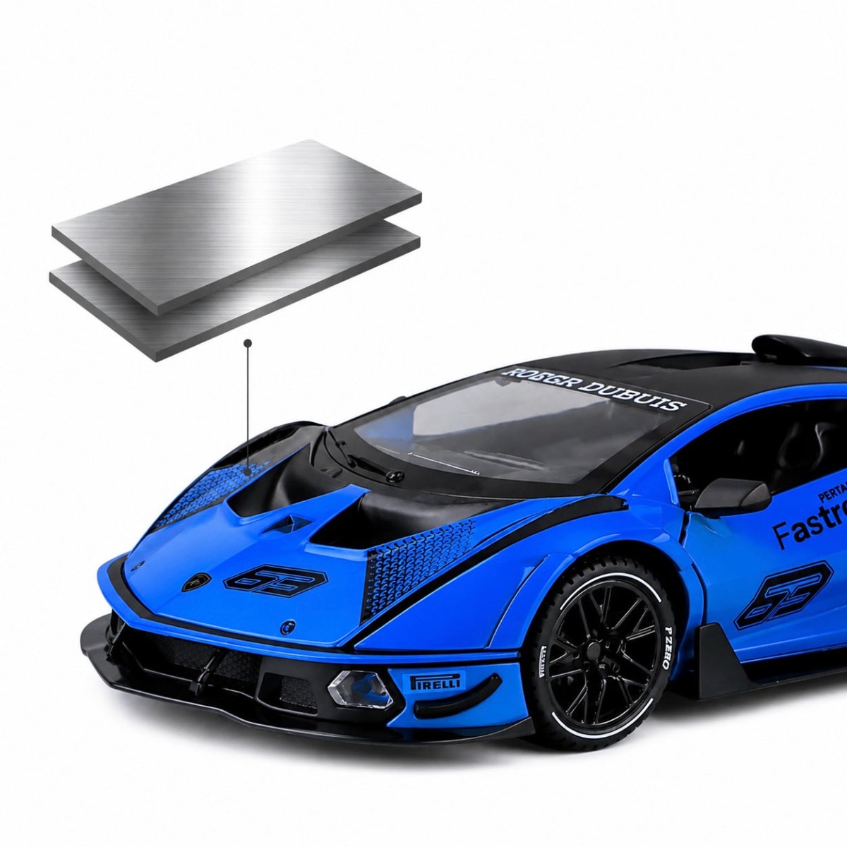 1:24 Lamborghini Essenza SCV12 Racing Supercar Diecast Alloy Model