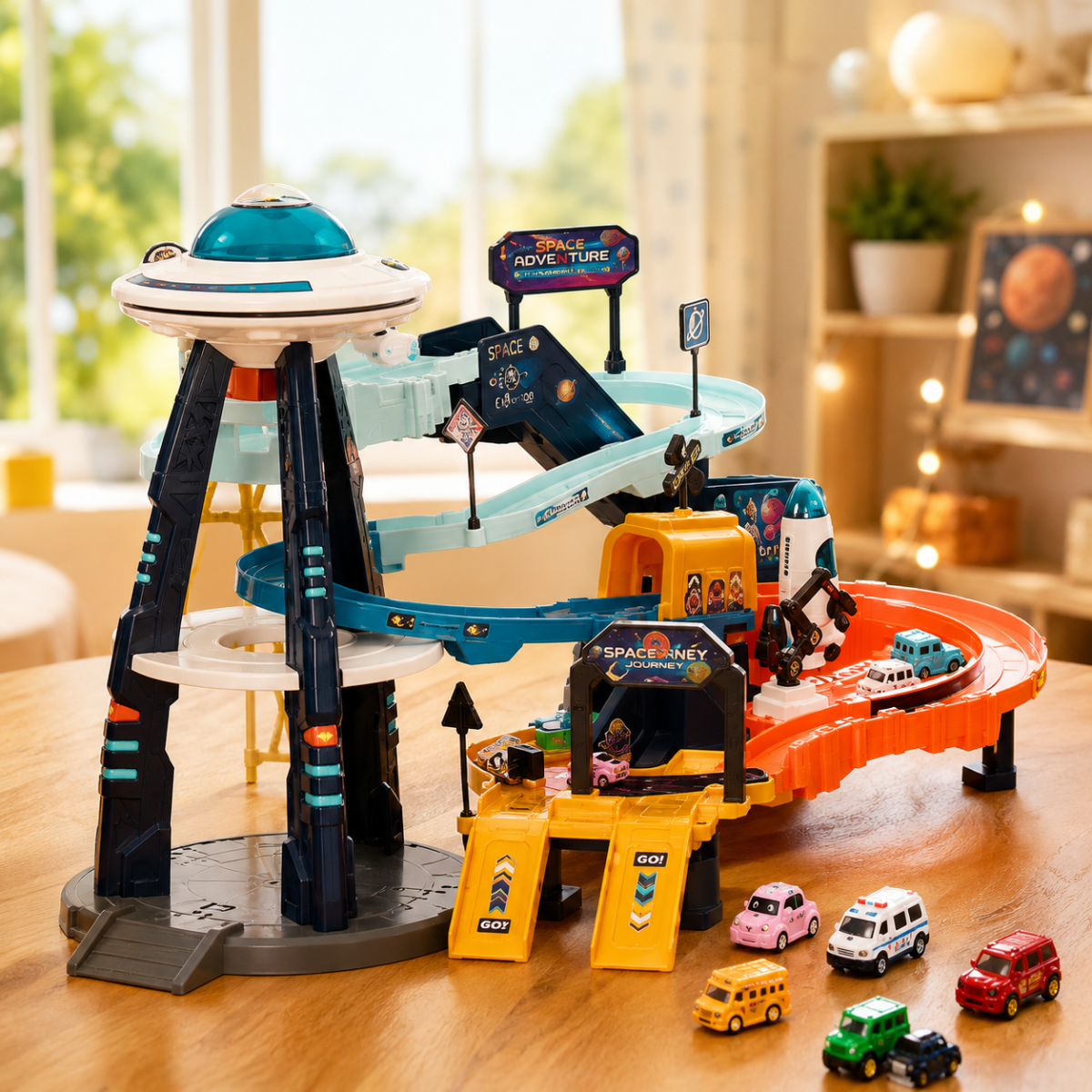 Steering Wheel Mars Base Track – Space Adventure Playset