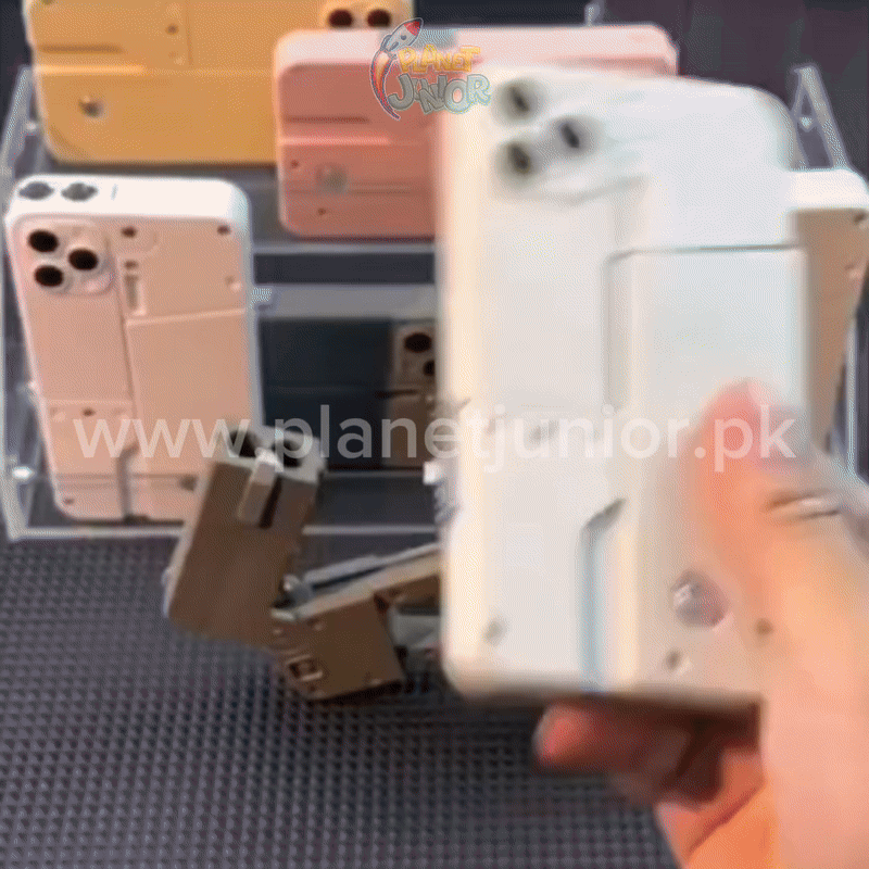 iPhone Style Shooting Gun with Shell Ejection and Foam Darts