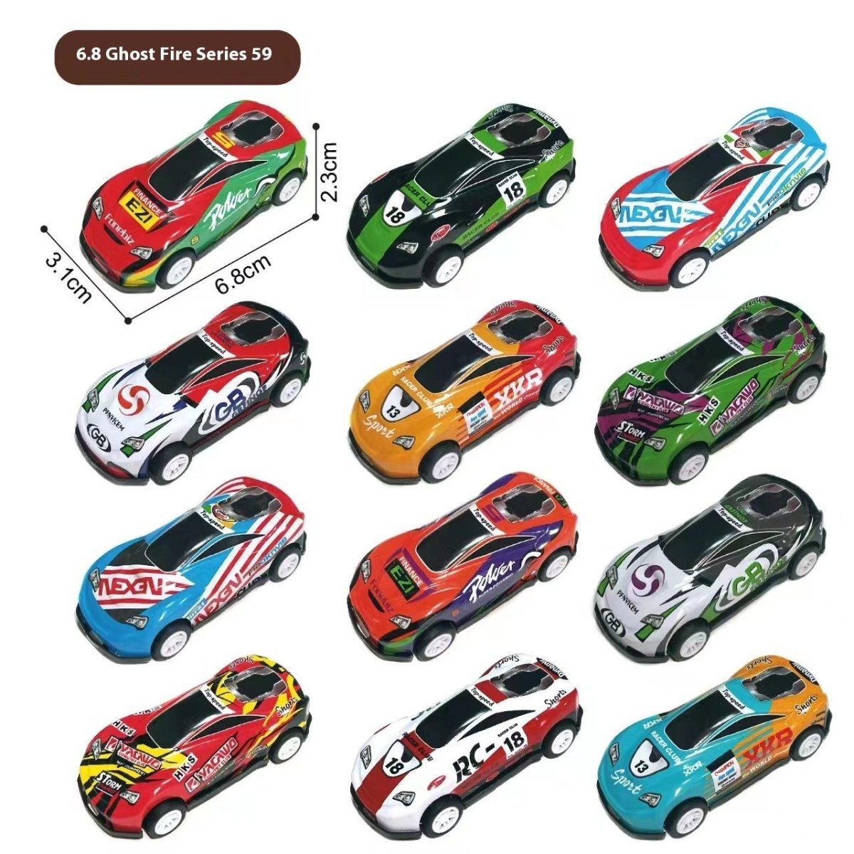 Pull Back Metal Racing Car Collection Set for Kids | 40 Pcs