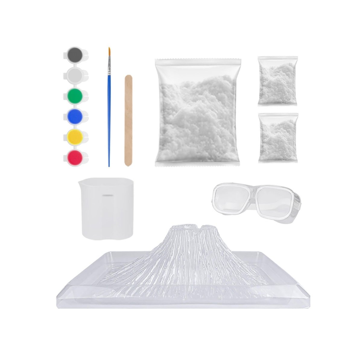 DIY Volcanic Eruption Science Experiment Kit with Realistic Lava Reaction & STEM Learning Fun