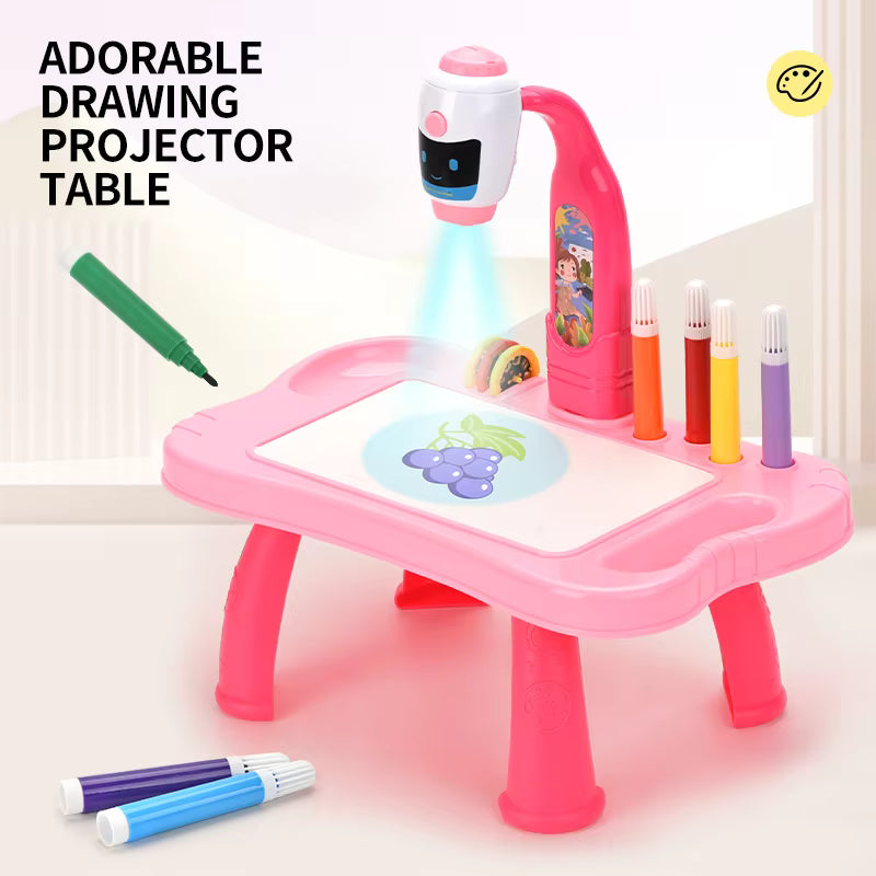 🚀 Kids Spaceship Painting Projection Table