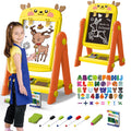 Standing Art Easel – Whiteboard & Chalkboard for Creative Kids