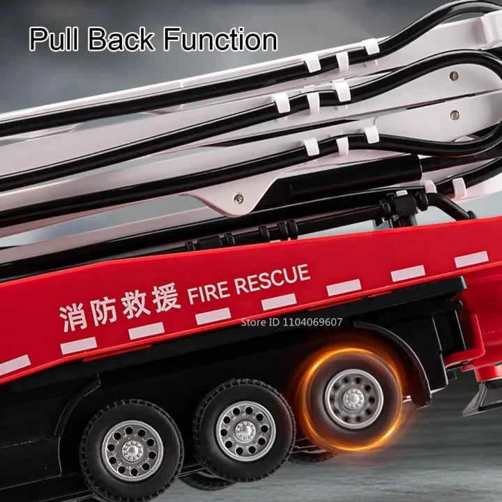 Fire Rescue Cement Pump Truck with Lights & Sound
