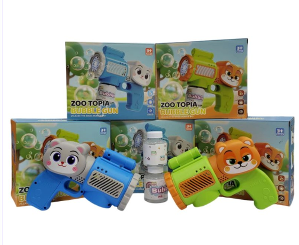 🫧 Zoo Topia Bubble Gun – Kids Bubble Blaster