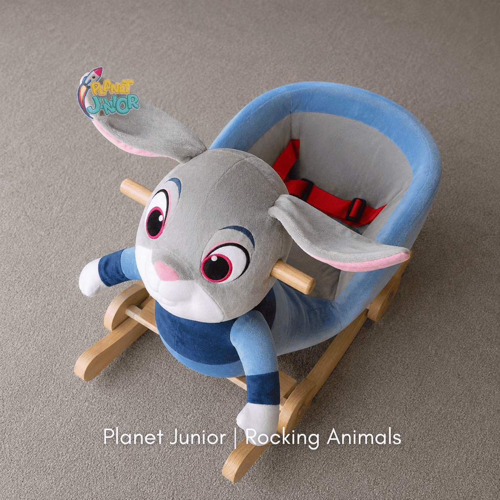 Adorable Bunny Rocking and Riding Fun for Kids