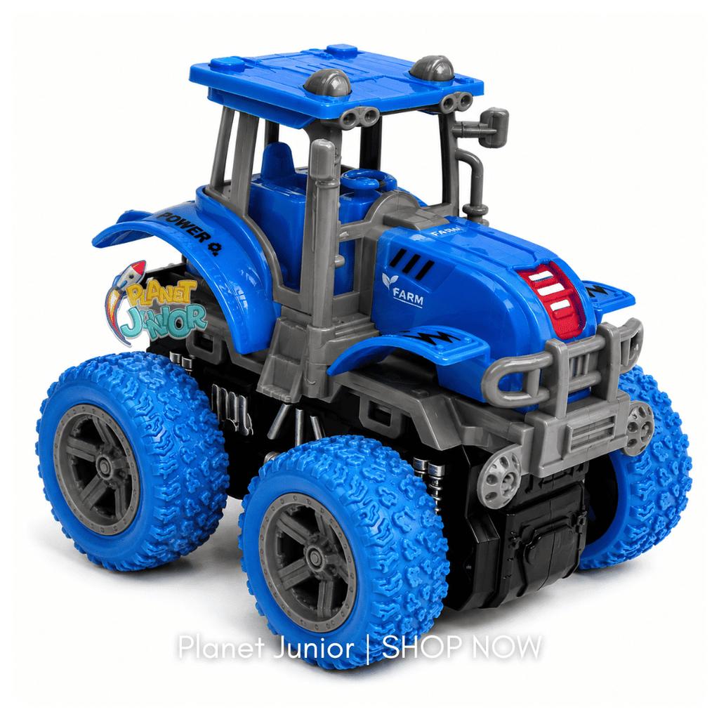 Friction-Powered Stunt Farm Tractor | 1 Pc