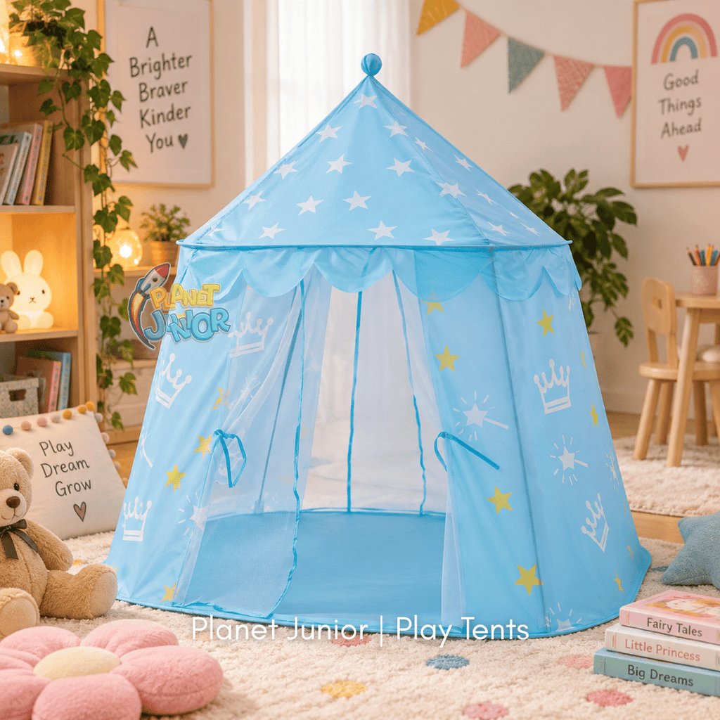 🏰 Kids Foldable Castle Play Tent House With Storage Bag