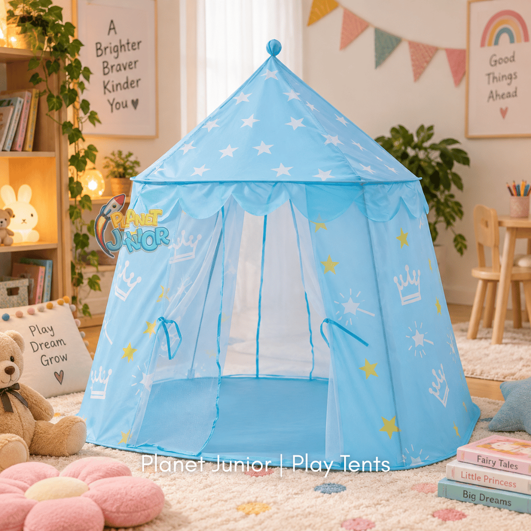 🏰 Kids Foldable Castle Play Tent House With Storage Bag