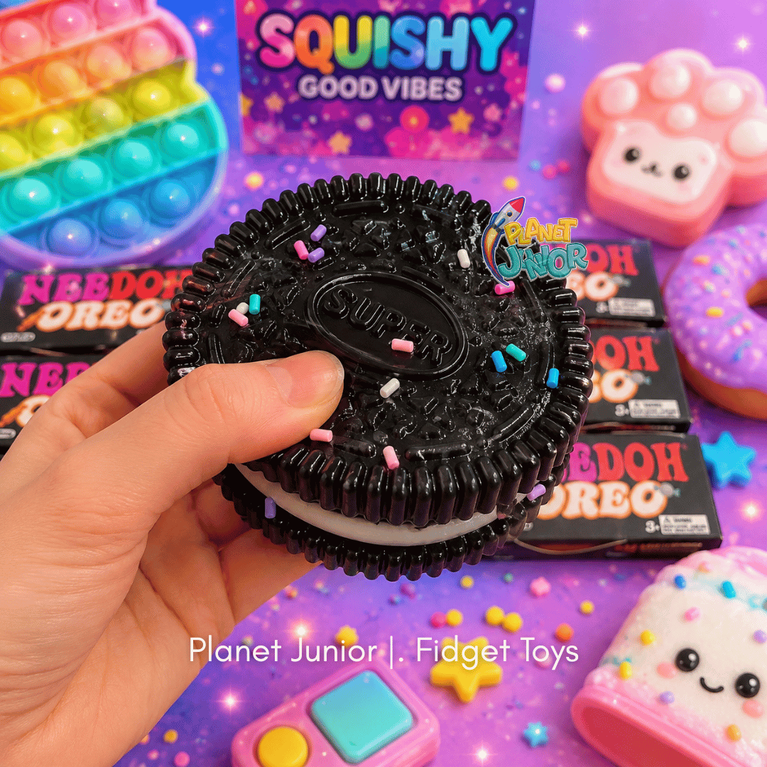 Oreo-Style Cookie Squishy Fidget Stress Reliever