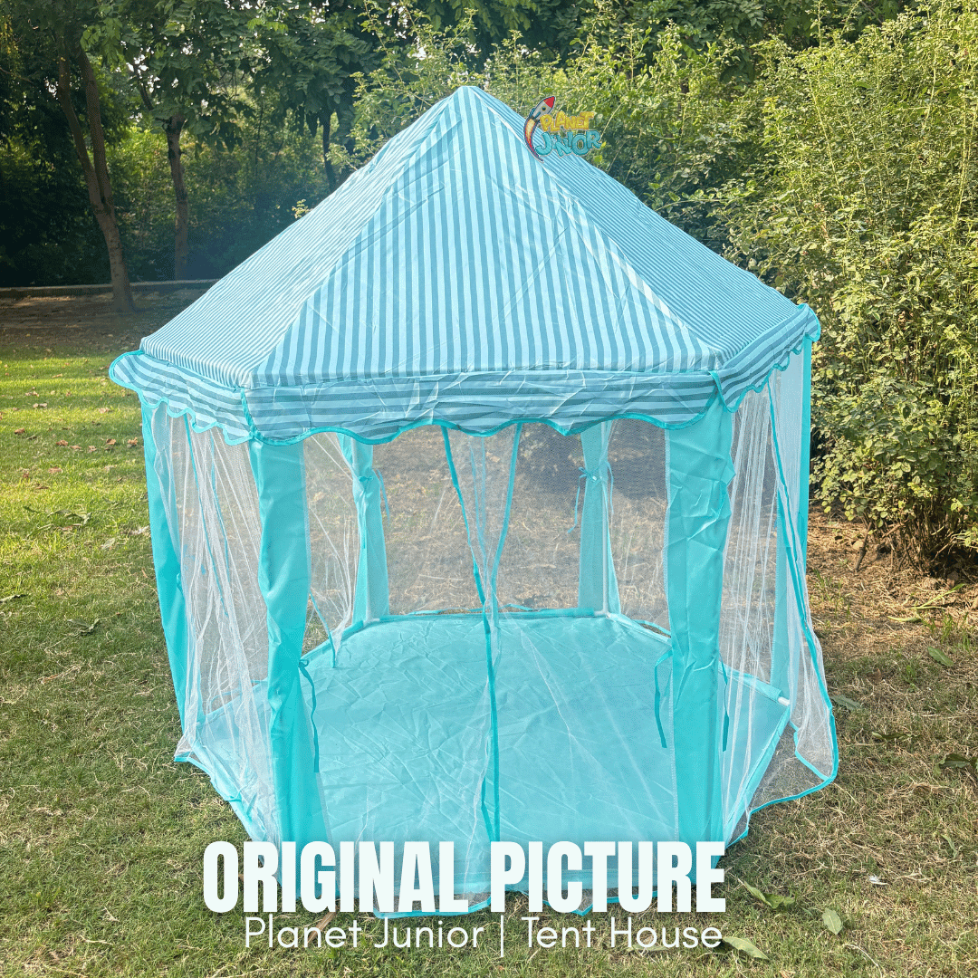 Princess Tent House with Fairy Lights – Royal Play Castle for Kids