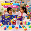 DIY Bouncy Ball Science Experiment Kit with Glow Effects & Creative Mold Shapes for Kids