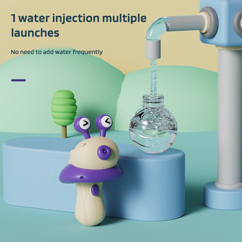 Adorable Snail Splash Gun for Garden Fun
