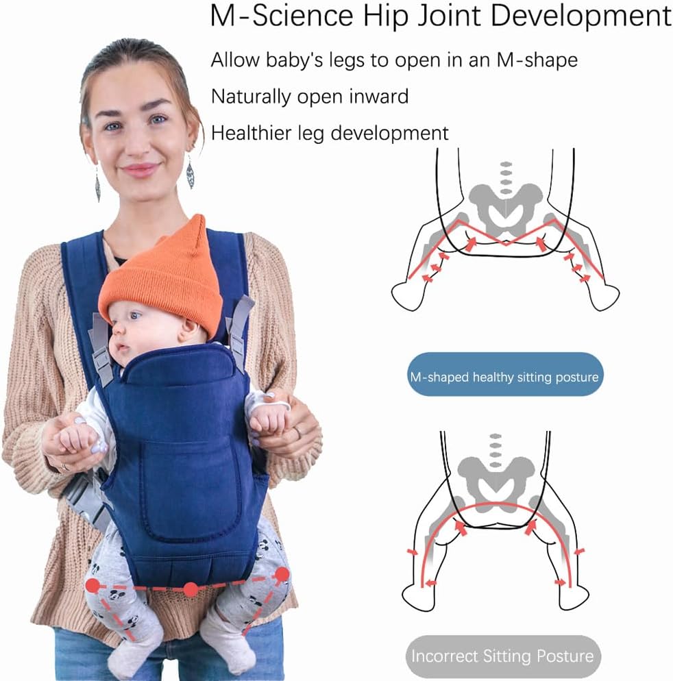 AIEBAO Baby Carrier – Comfortable 3–12 Months Support