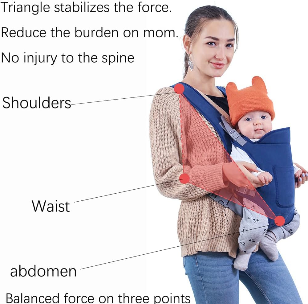 AIEBAO Baby Carrier – Comfortable 3–12 Months Support