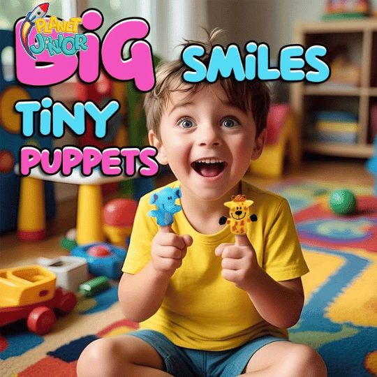 Animal Finger Puppet Set – 5-Piece Storytelling Toy for Kids