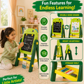 Artist Kids Dino Drawing Easel Board – Double-Sided Creative Learning Station