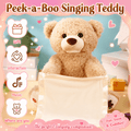 Playful Peek-a-Boo Stuffed Bear
