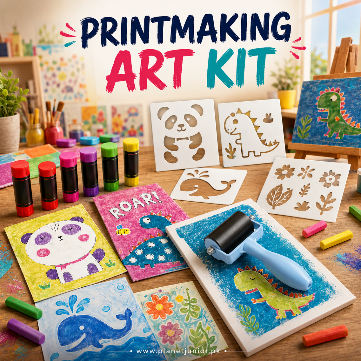 Sew Star Printmaking Painting Art & Creativity Kit for Kids