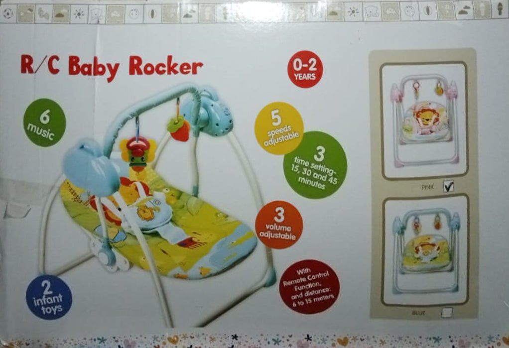 Baby Auto Electric Swing Pink