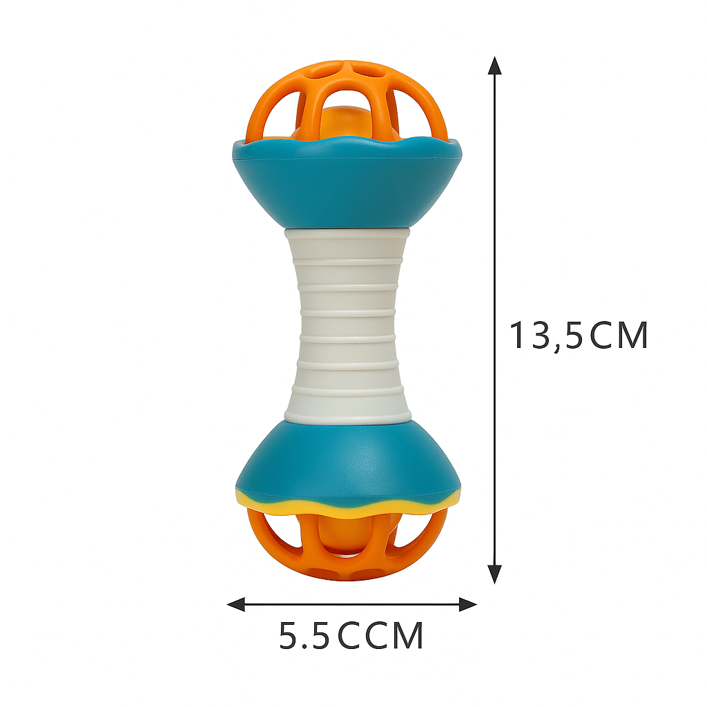 Baby Bell Rattles Set – Soft Sound, Easy Grip & Developmental Play