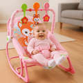 Baby Bouncer with Hanging Toys – Soothing Comfort & Playtime Fun